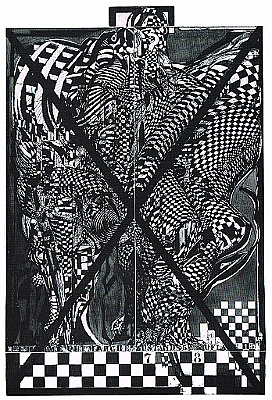 1982 - L-homme qui marche - Zustand 11 - Kupferstich Kaltnadel Aquatinta - 99x75,7cm
